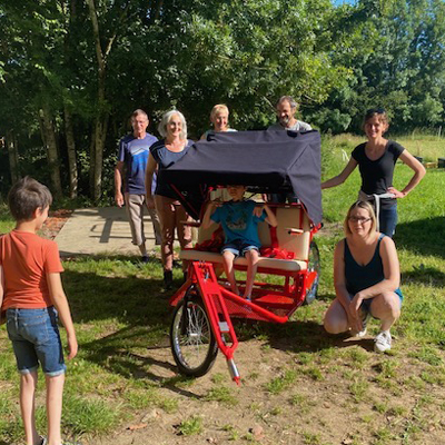 Escargoline, charrette sécurisée personnes mobilité réduite